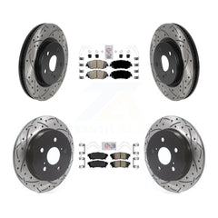 Transit Auto KDA-101315 Disc Brake Kit for 2018-2024 Toyota Camry, Lexus ES300h, Lexus ES350 & more - Front and Rear product image