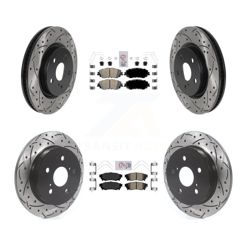Transit Auto KDA-101315 Disc Brake Kit for 2018-2024 Toyota Camry, Lexus ES300h, Lexus ES350 & more - Front and Rear product image