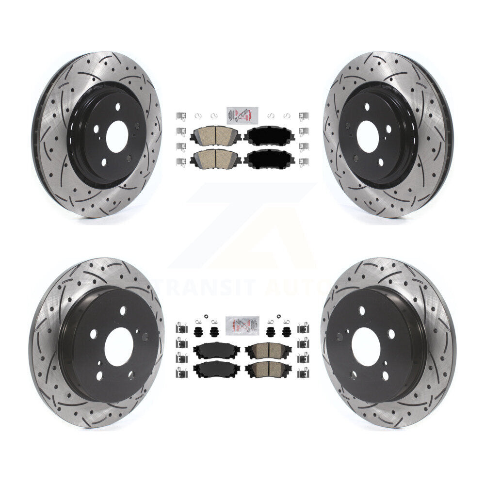 Transit Auto KDA-101320 Disc Brake Kit for 2020 Toyota Camry - Front and Rear product image