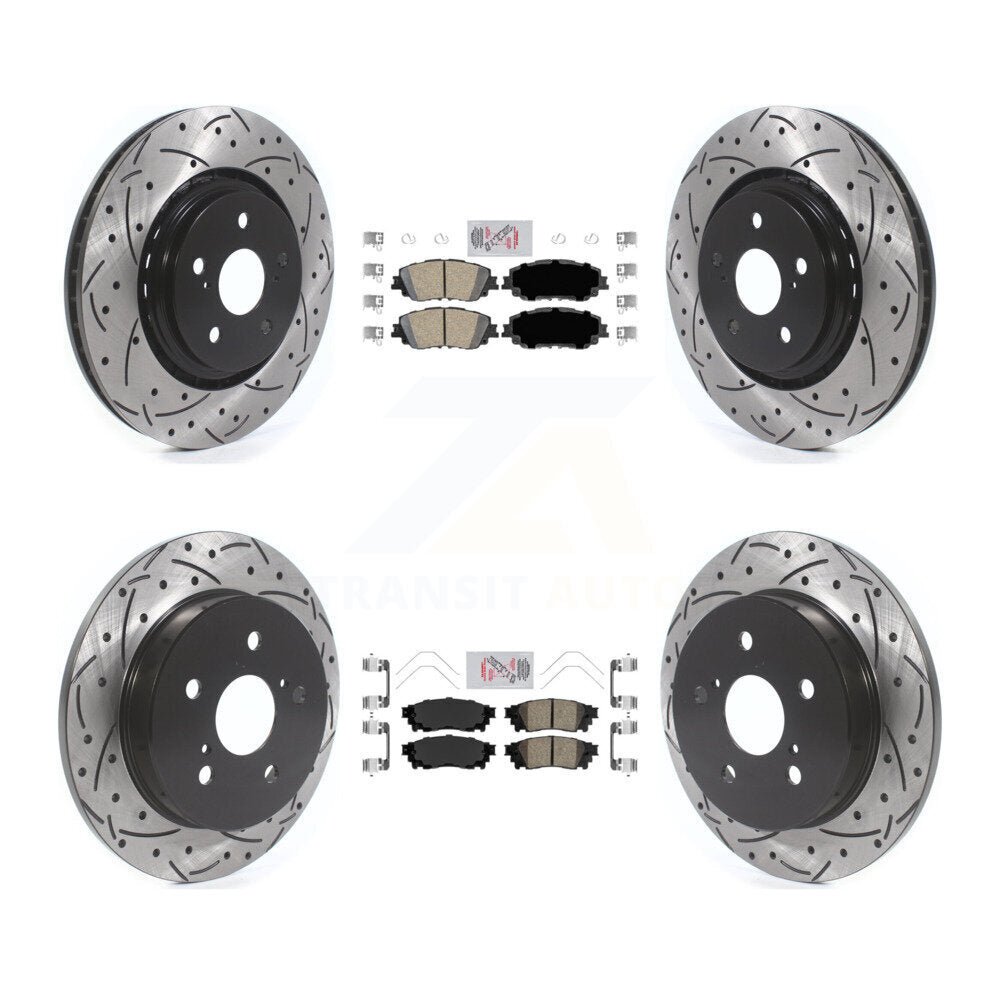 Transit Auto KDA-101321 Disc Brake Kit for 2020 Toyota Camry - Front and Rear product image