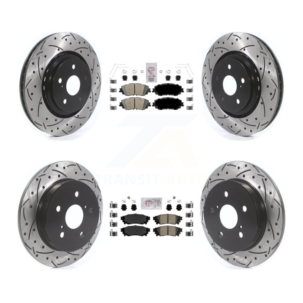 Transit Auto KDA-101322 Disc Brake Kit for 2020 Toyota Camry - Front and Rear product image