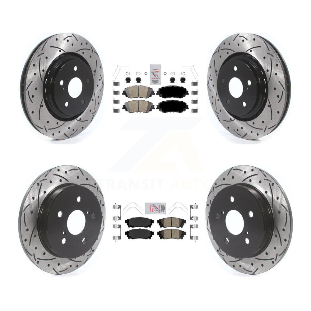 Transit Auto KDA-101323 Disc Brake Kit for 2020 Toyota Camry - Front and Rear product image