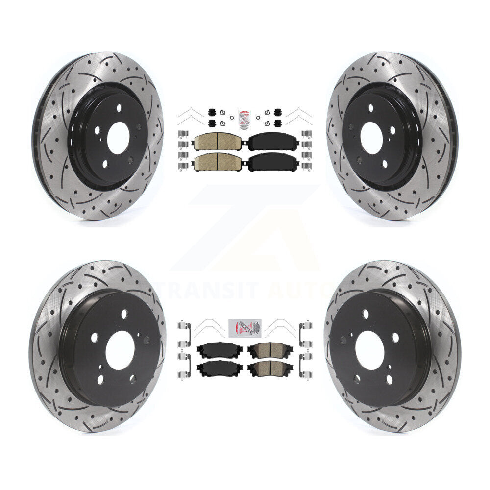 Transit Auto KDA-101325 Disc Brake Kit for 2020-2023 Toyota Camry, Toyota Avalon - Front and Rear product image