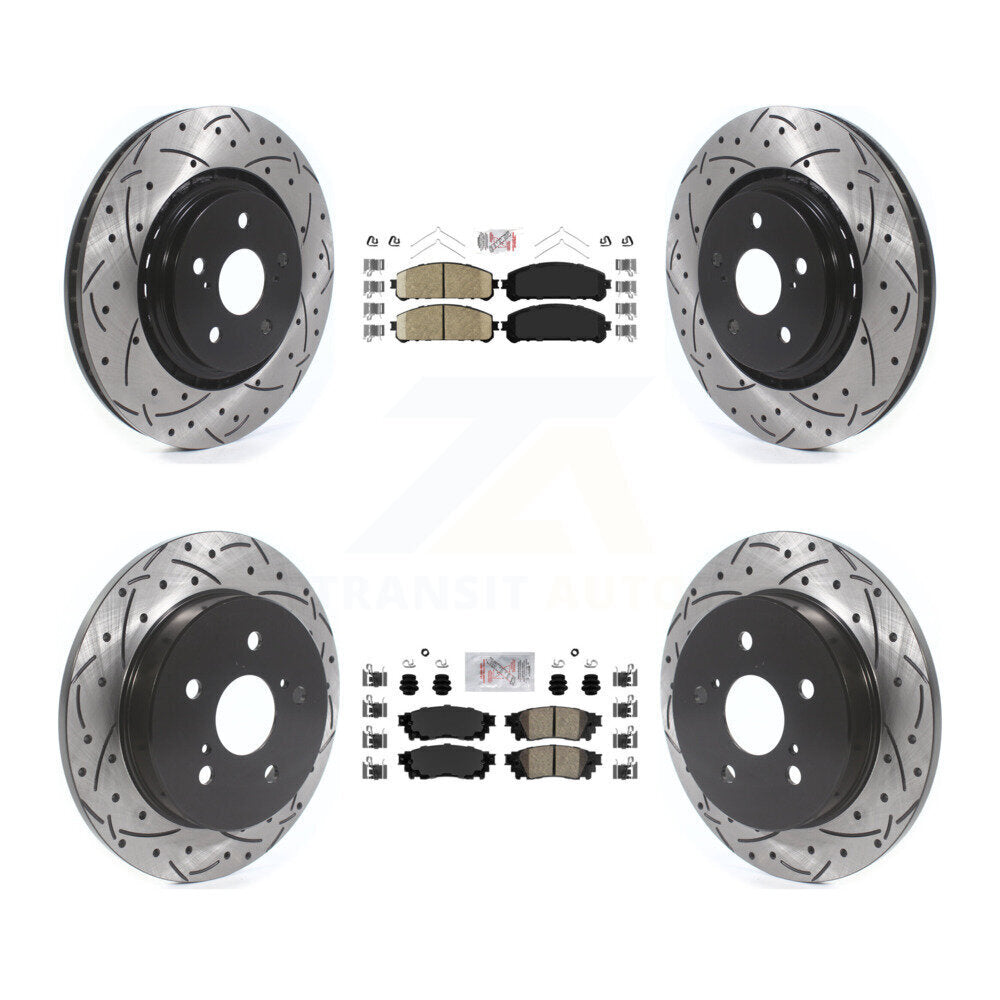 Transit Auto KDA-101326 Disc Brake Kit for 2020-2023 Toyota Camry, Toyota Avalon - Front and Rear product image