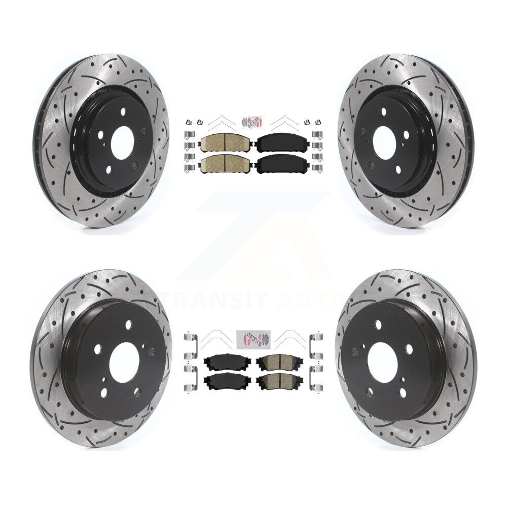 Transit Auto KDA-101327 Disc Brake Kit for 2020-2023 Toyota Camry, Toyota Avalon - Front and Rear product image