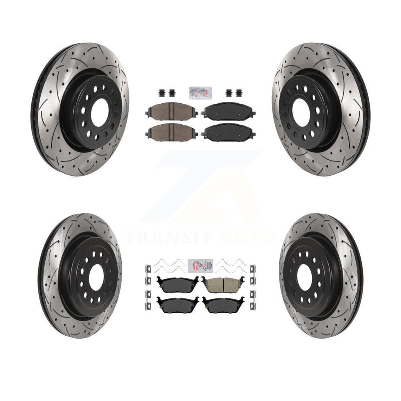 Transit Auto KDA-101336 Disc Brake Kit for 2019-2024 Ram 1500 - Front and Rear product image