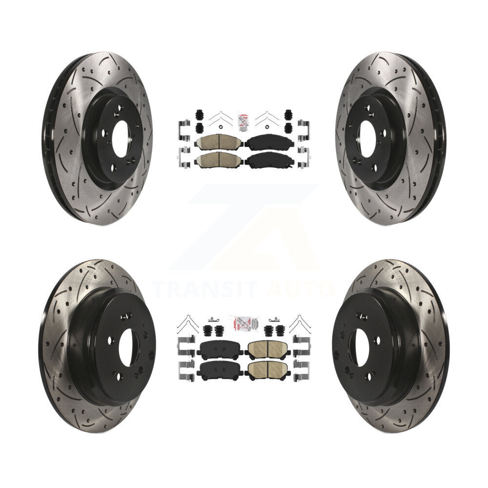 Transit Auto KDA-101339 Disc Brake Kit for 2007-2015 Acura ZDX, Honda Pilot, Acura MDX - Front and Rear product image