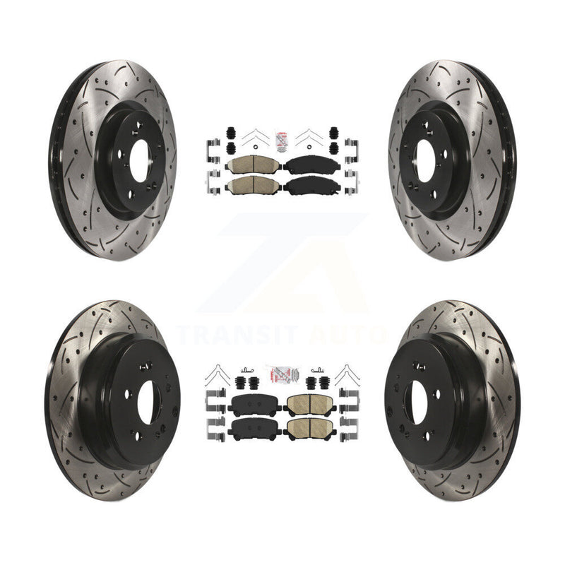 Transit Auto KDA-101339 Disc Brake Kit for 2007-2015 Acura ZDX, Honda Pilot, Acura MDX - Front and Rear product image