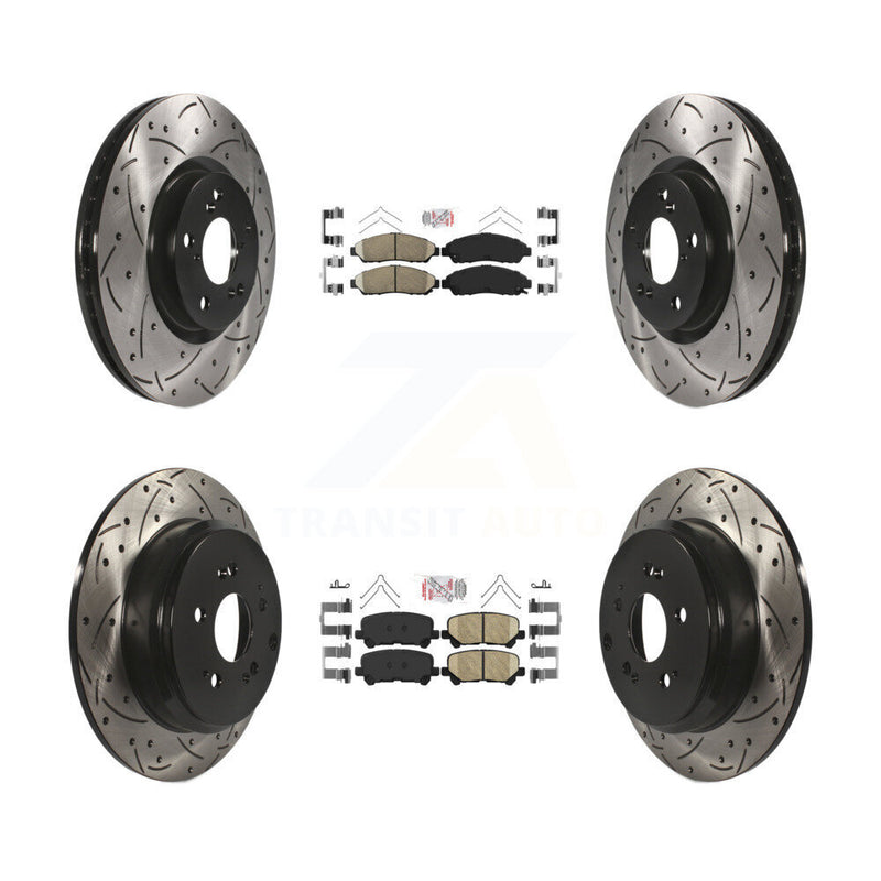 Transit Auto KDA-101340 Disc Brake Kit for 2007-2015 Acura ZDX, Honda Pilot, Acura MDX - Front and Rear product image
