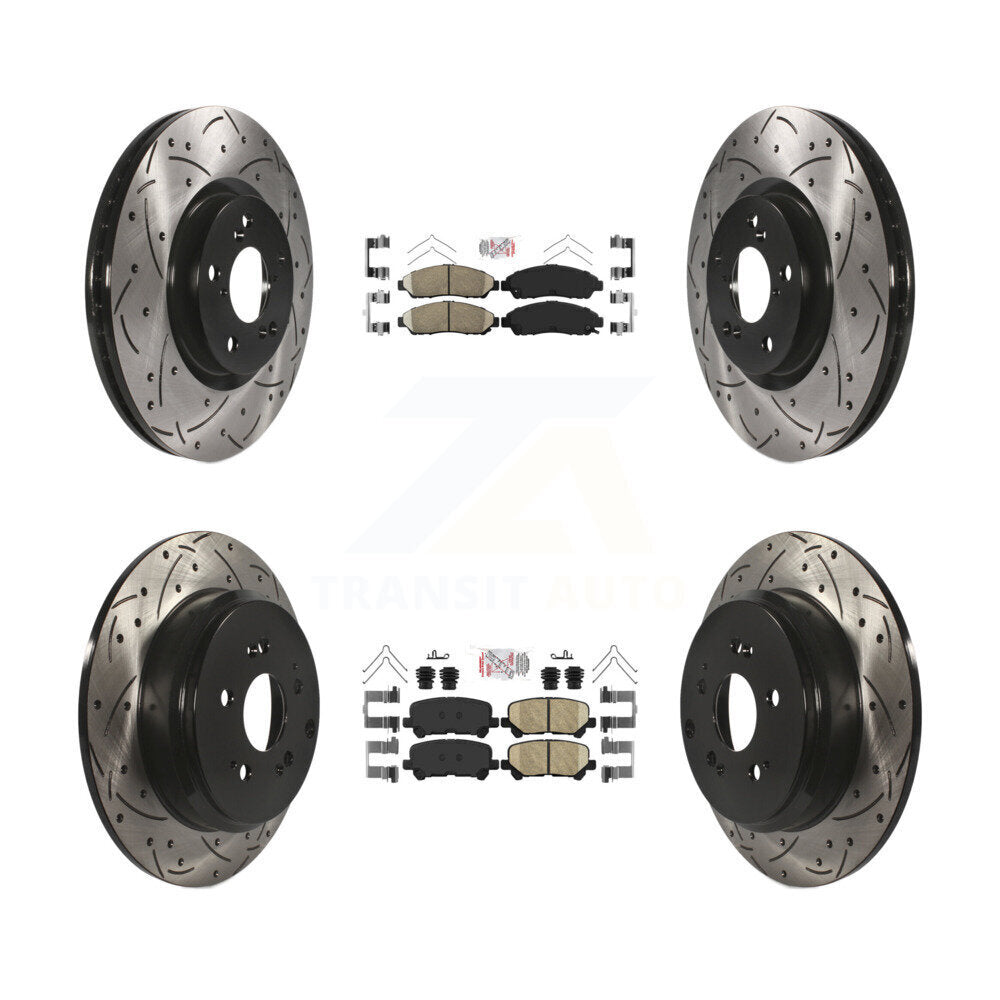 Transit Auto KDA-101341 Disc Brake Kit for 2007-2015 Acura ZDX, Honda Pilot, Acura MDX - Front and Rear product image