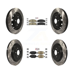 Transit Auto KDA-101342 Disc Brake Kit for 2012-2019 Ford Taurus, Ford Explorer, Ford Special Service Police Sedan & more - Front and Rear product image