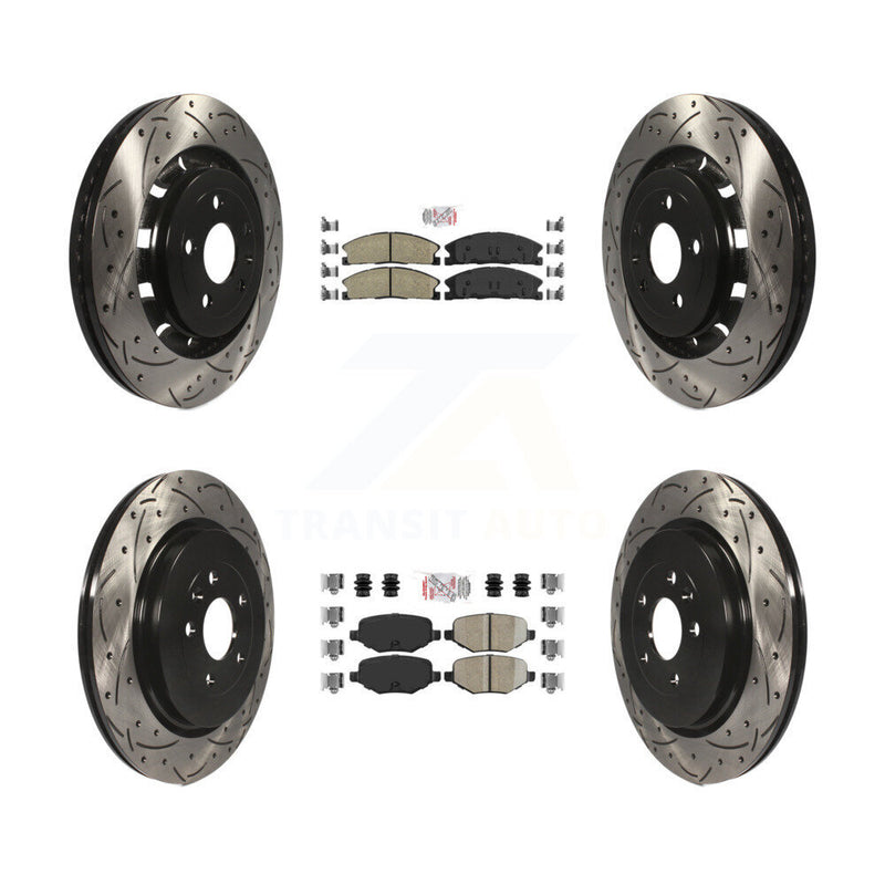 Transit Auto KDA-101348 Disc Brake Kit for 2012-2019 Ford Taurus, Lincoln MKT, Ford Explorer & more - Front and Rear product image