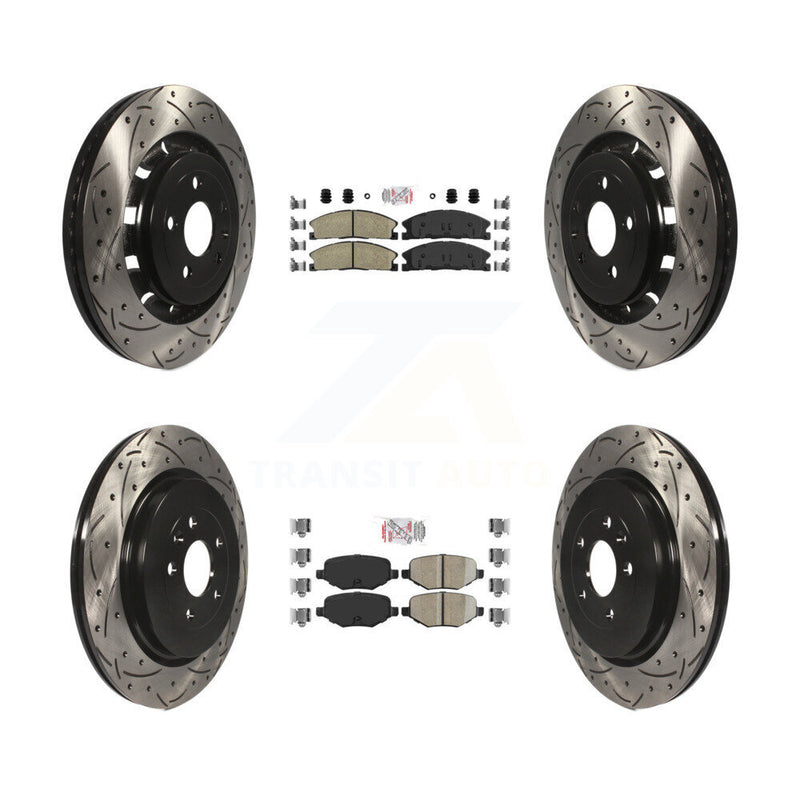 Transit Auto KDA-101356 Disc Brake Kit for 2012-2019 Ford Taurus, Lincoln MKT, Ford Explorer & more - Front and Rear product image