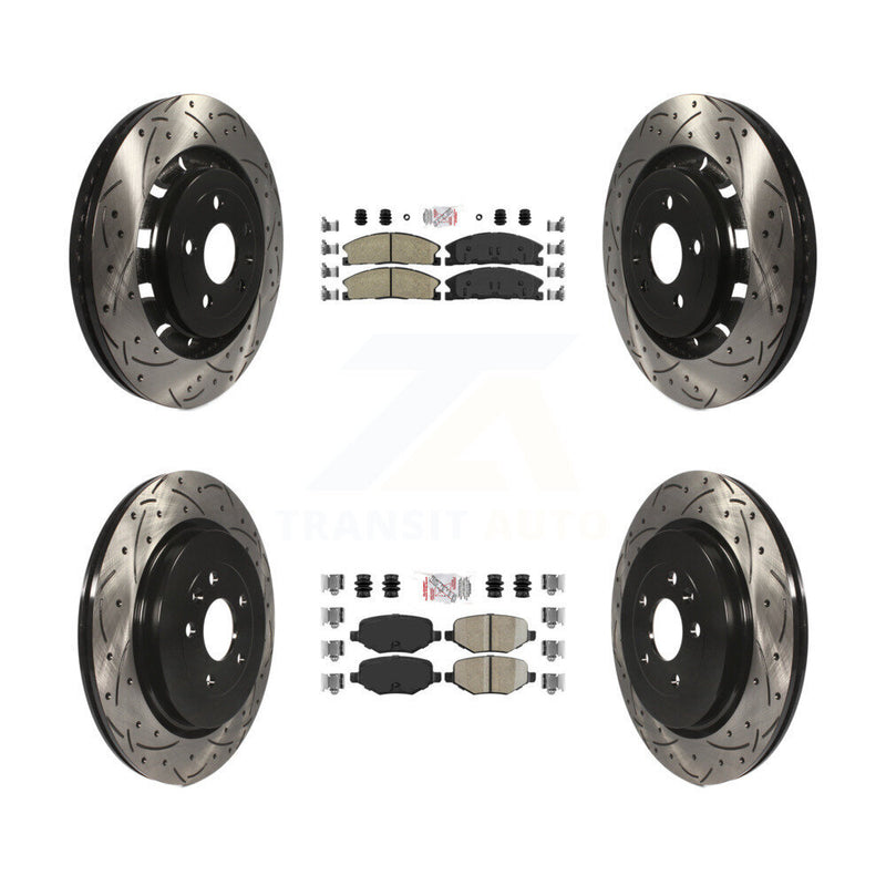 Transit Auto KDA-101360 Disc Brake Kit for 2012-2019 Ford Taurus, Lincoln MKT, Ford Explorer & more - Front and Rear product image