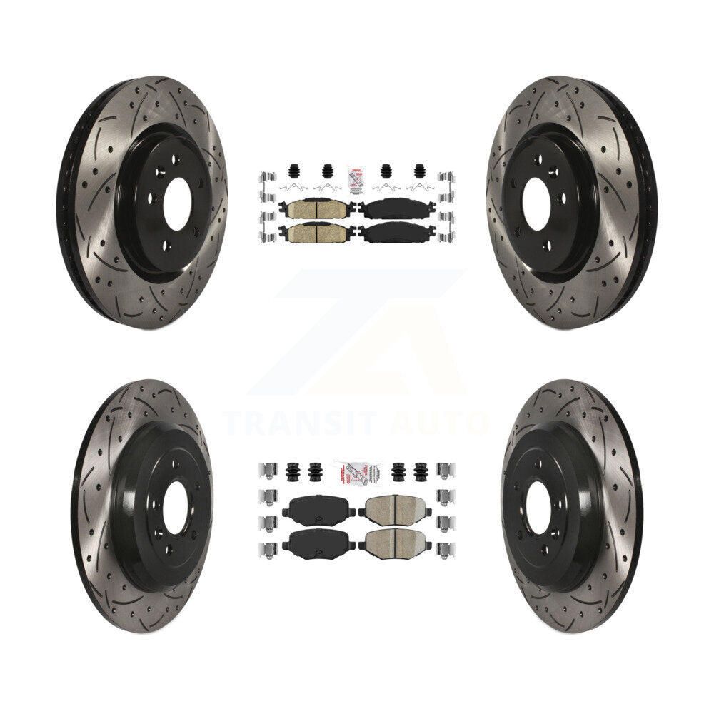 Transit Auto KDA-101377 Disc Brake Kit for 2009-2019 Ford Explorer, Ford Flex, Lincoln MKS & more - Front and Rear product image