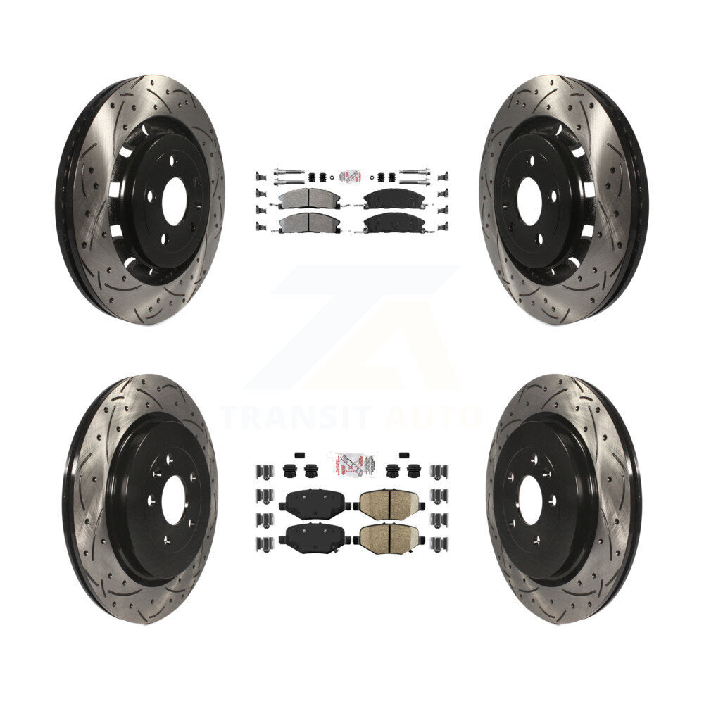 Transit Auto KDA-101391 Disc Brake Kit for 2012-2019 Ford Taurus, Ford Explorer, Ford Special Service Police Sedan & more - Front and Rear product image