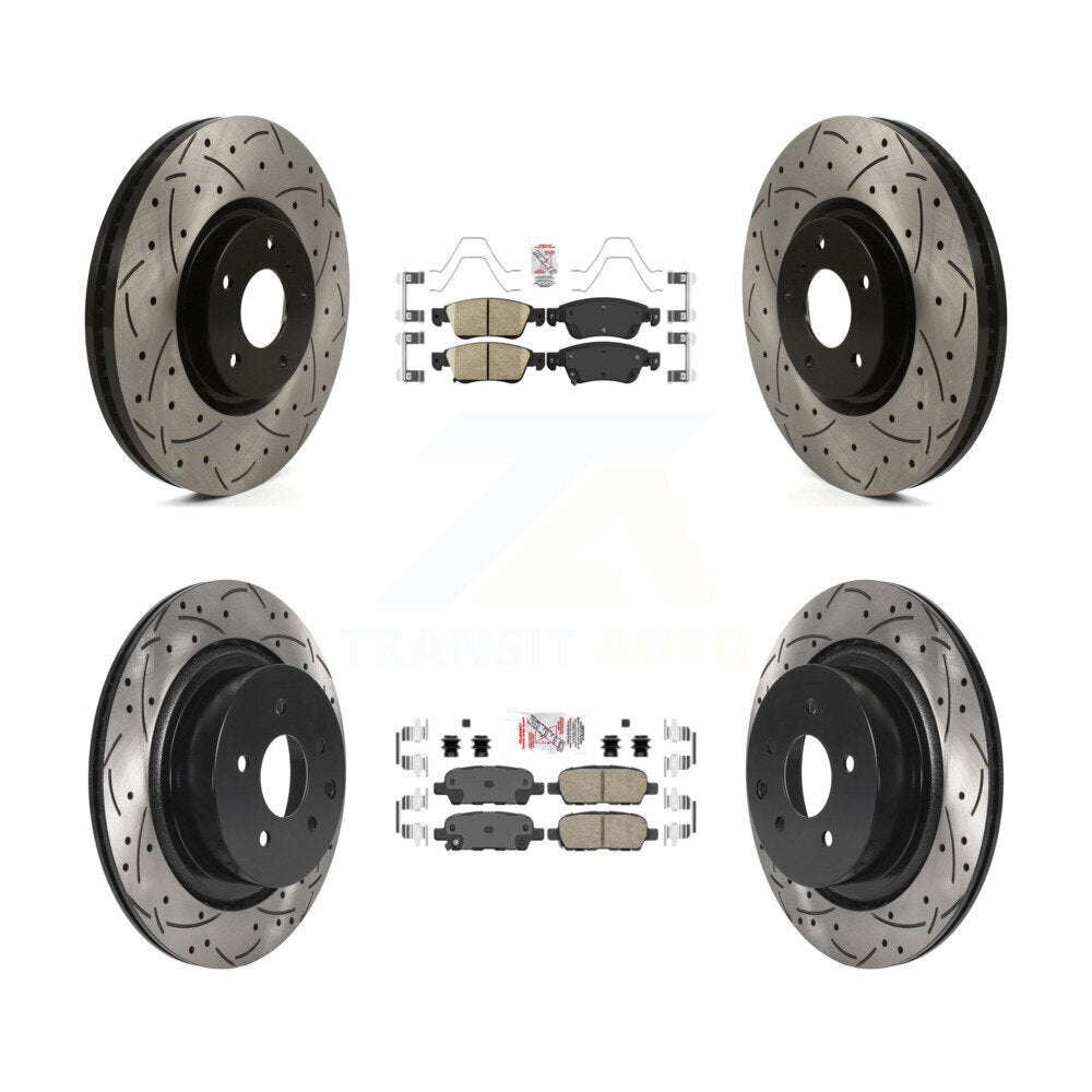 Transit Auto KDA-101399 Disc Brake Kit for 2007-2014 INFINITI Q60, INFINITI G37, INFINITI G35 - Front and Rear product image