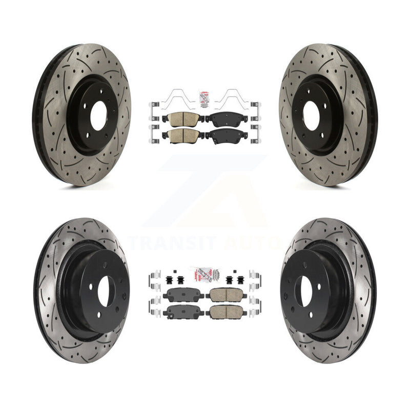 Transit Auto KDA-101399 Disc Brake Kit for 2007-2014 INFINITI Q60, INFINITI G37, INFINITI G35 - Front and Rear product image