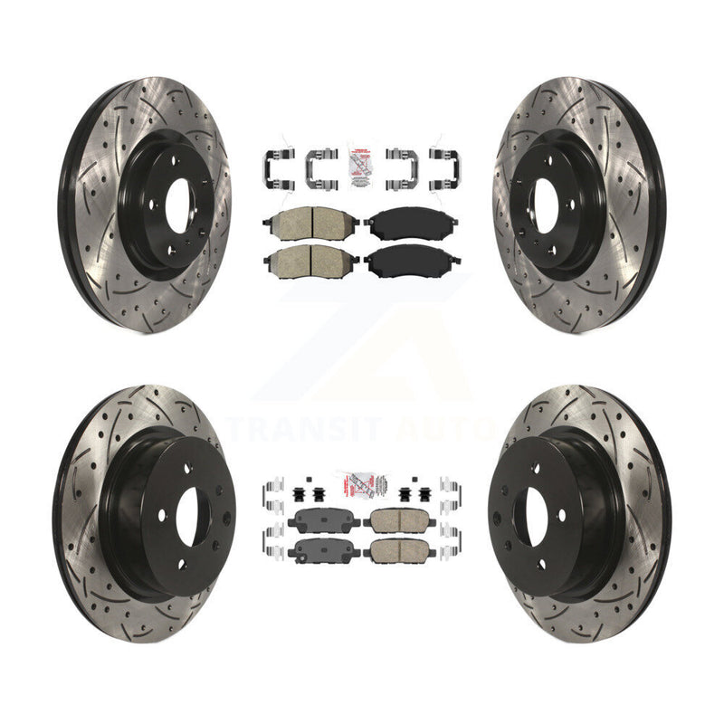 Transit Auto KDA-101400 Disc Brake Kit for 2008-2010 INFINITI M35, INFINITI M45, INFINITI EX35 - Front and Rear product image