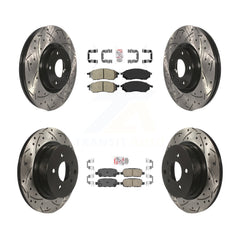 Transit Auto KDA-101401 Disc Brake Kit for 2008-2010 INFINITI M35, INFINITI M45, INFINITI EX35 - Front and Rear product image