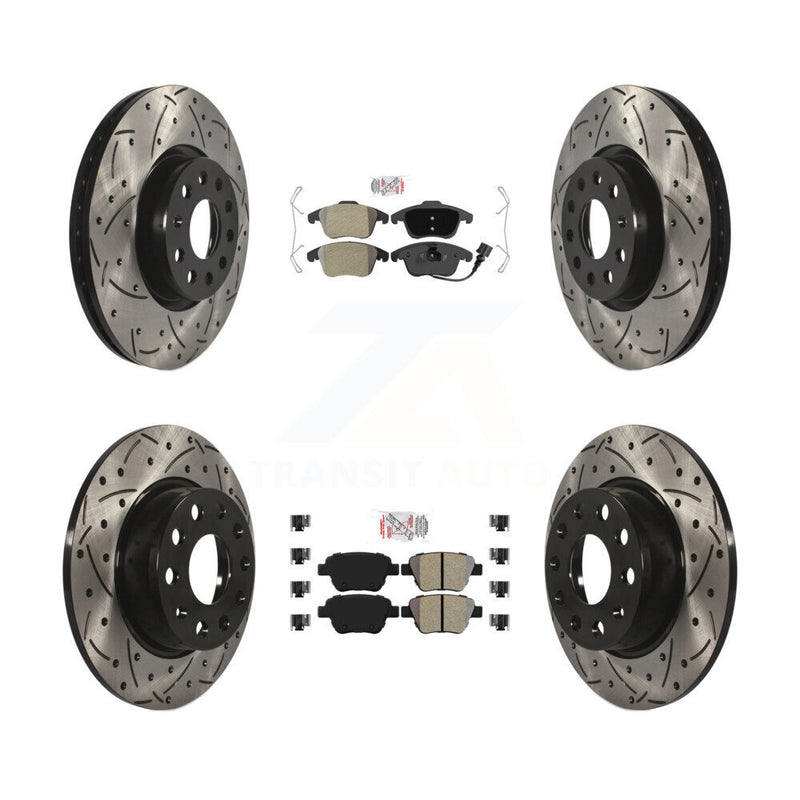 Transit Auto KDA-101404 Disc Brake Kit for 2012-2014 Volkswagen Passat - Front and Rear product image