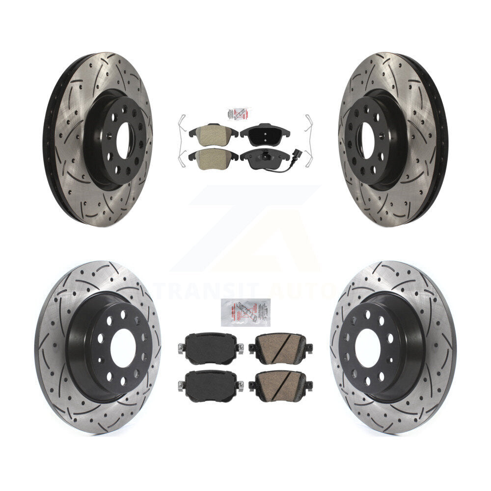 Transit Auto KDA-101407 Disc Brake Kit for 2016-2018 Audi Q3, Audi Q3 Quattro - Front and Rear product image