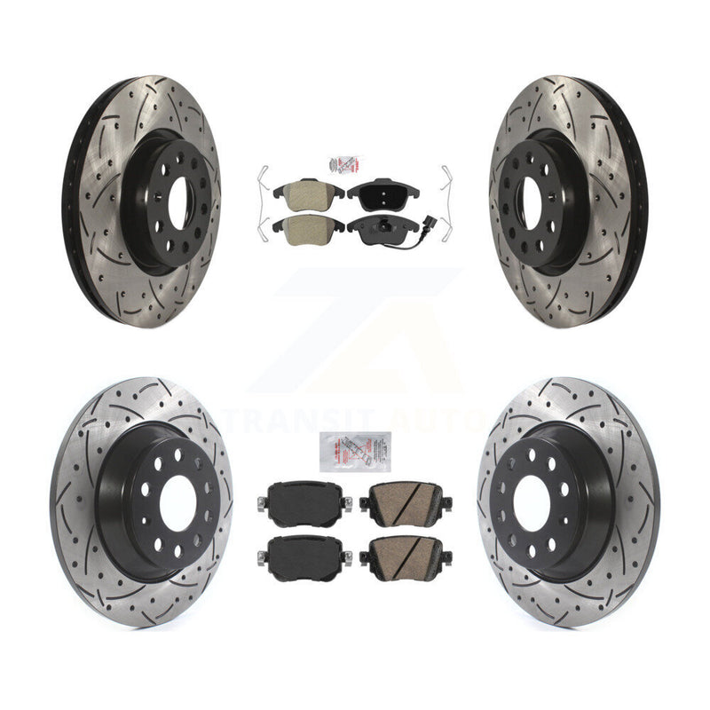 Transit Auto KDA-101407 Disc Brake Kit for 2016-2018 Audi Q3, Audi Q3 Quattro - Front and Rear product image
