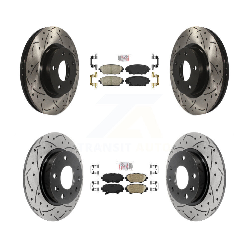Transit Auto KDA-101411 Disc Brake Kit for 2014-2018 Mazda 3, Mazda 3 Sport - Front and Rear product image