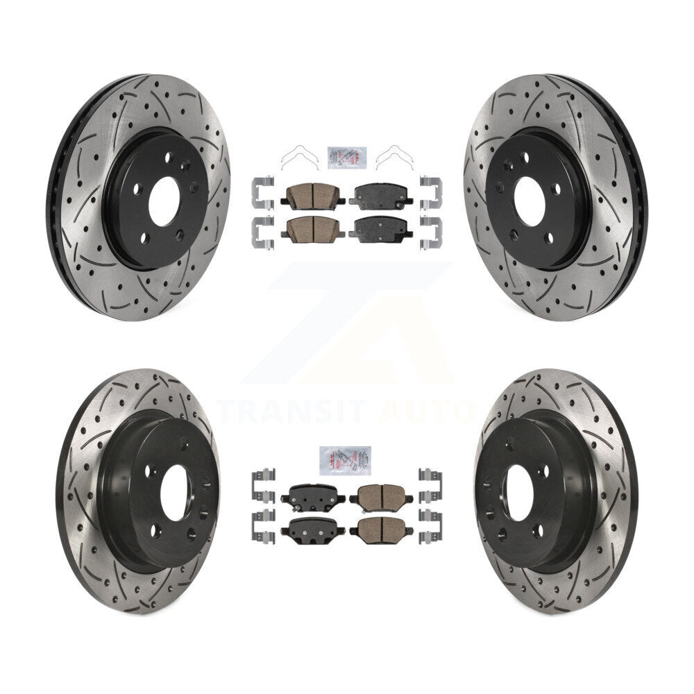 Transit Auto KDA-101416 Disc Brake Kit for 2018-2022 Chevrolet Trax, Buick Encore - Front and Rear product image