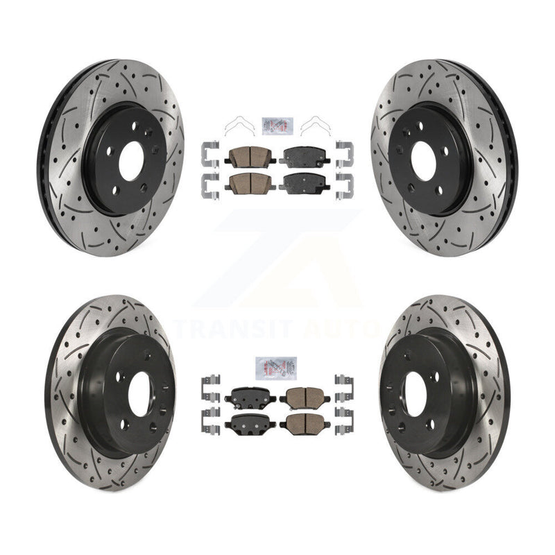 Transit Auto KDA-101416 Disc Brake Kit for 2018-2022 Chevrolet Trax, Buick Encore - Front and Rear product image