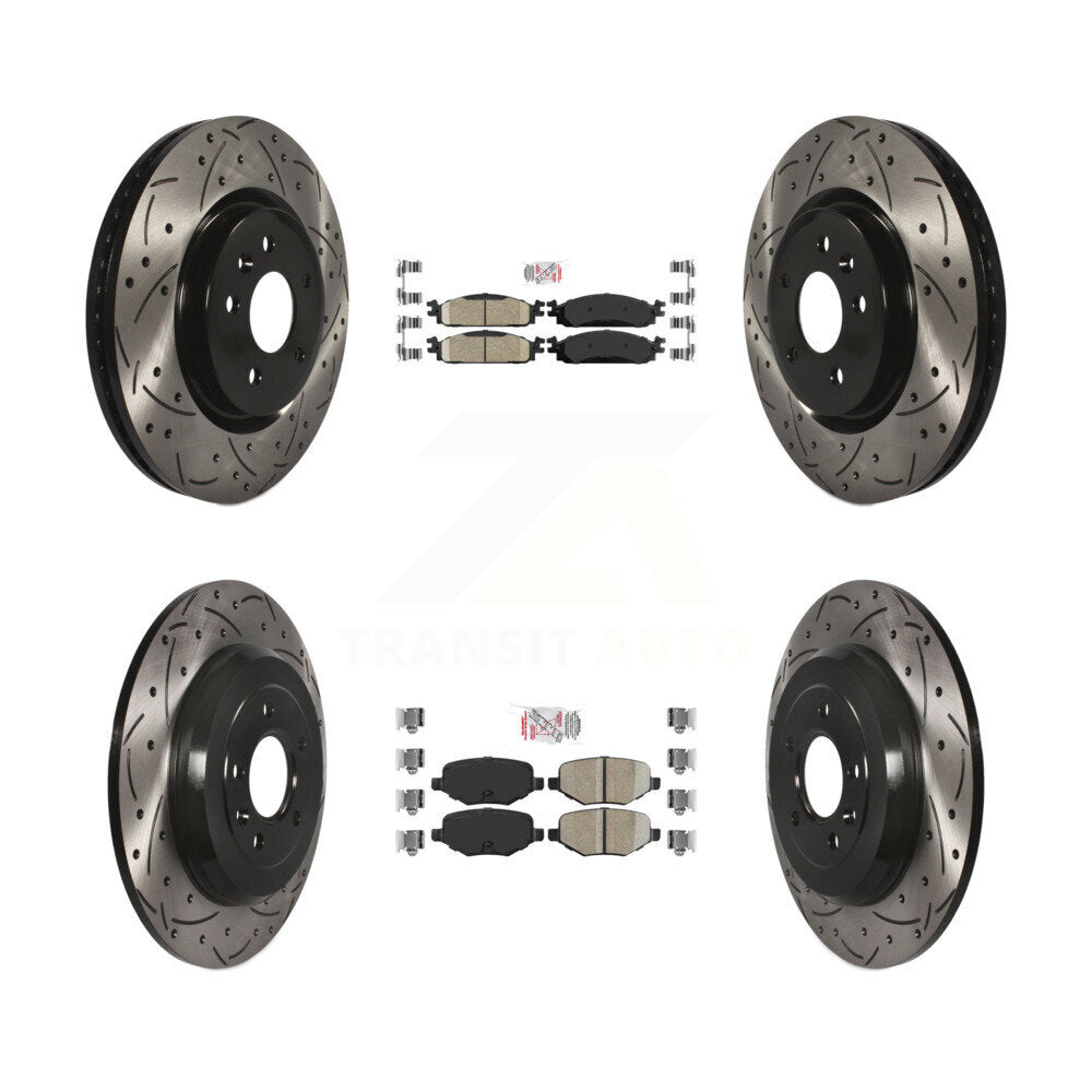 Transit Auto KDA-101418 Disc Brake Kit for 2009-2010 Lincoln MKS - Front and Rear product image