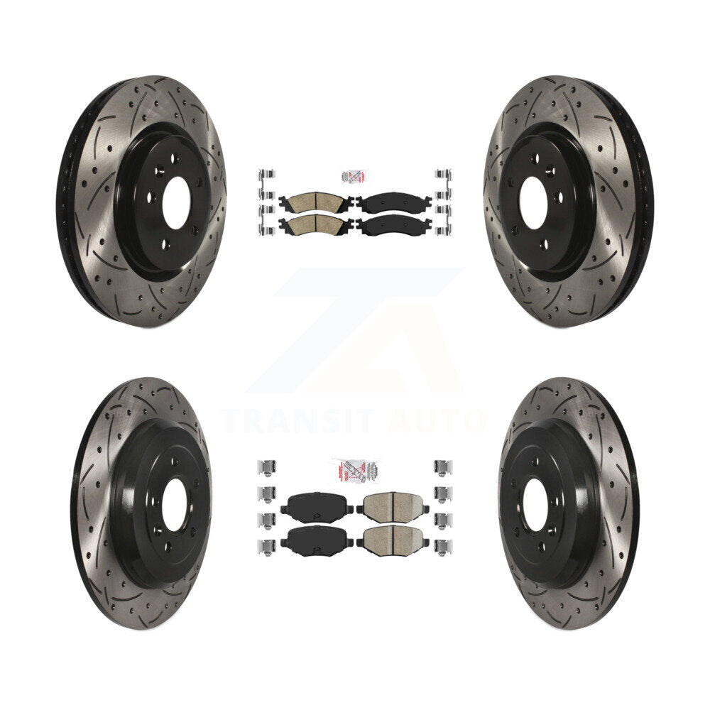 Transit Auto KDA-101420 Disc Brake Kit for 2010-2012 Ford Taurus - Front and Rear product image