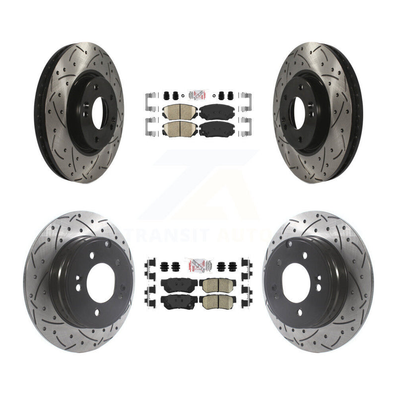 Transit Auto KDA-101426 Disc Brake Kit for 2006-2008 Hyundai Sonata - Front and Rear product image