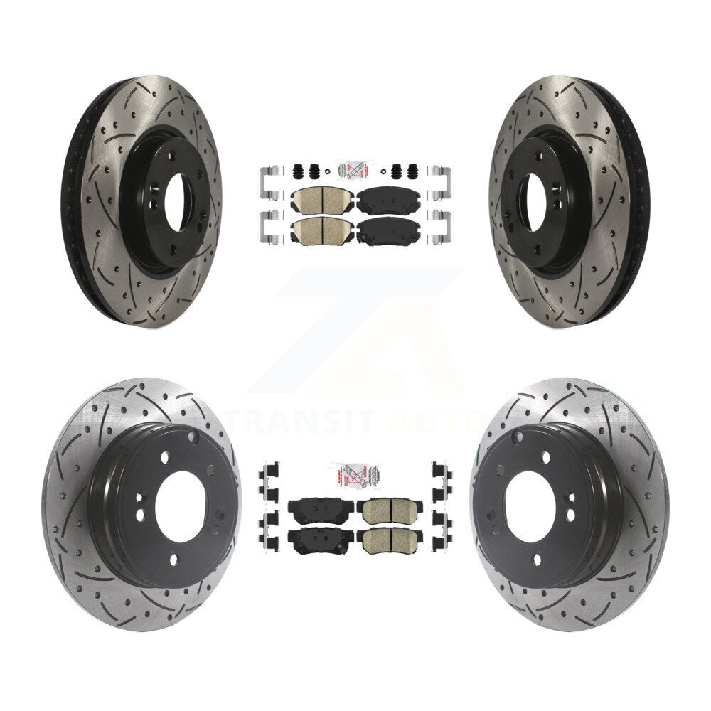 Transit Auto KDA-101427 Disc Brake Kit for 2006-2008 Hyundai Sonata - Front and Rear product image