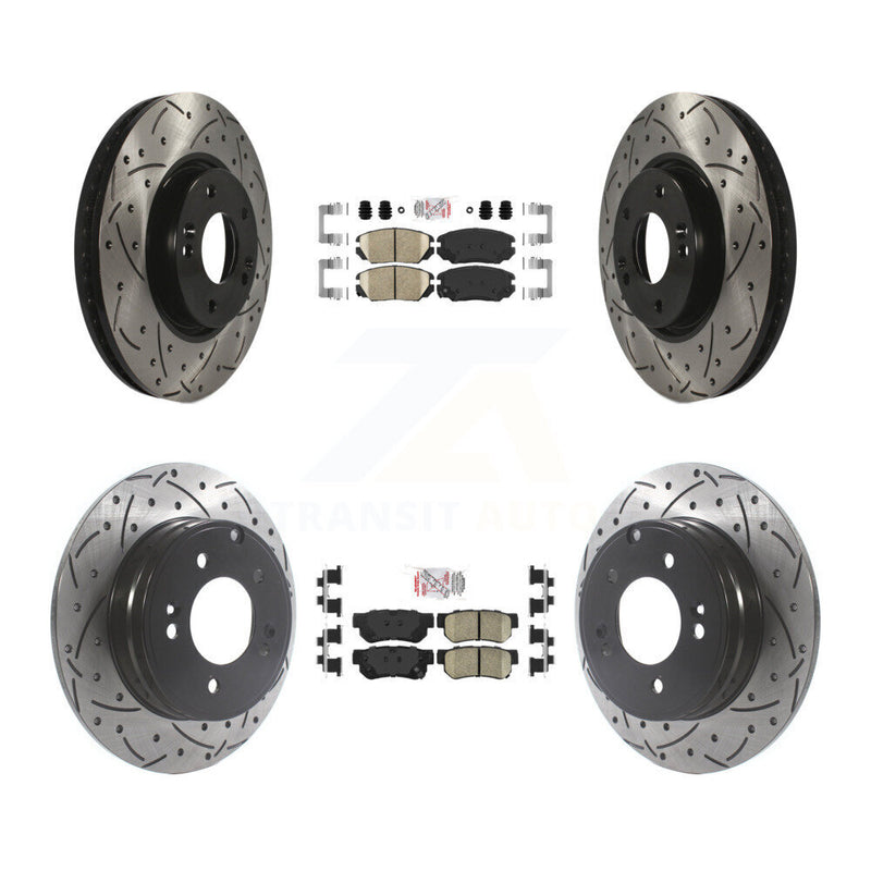 Transit Auto KDA-101427 Disc Brake Kit for 2006-2008 Hyundai Sonata - Front and Rear product image