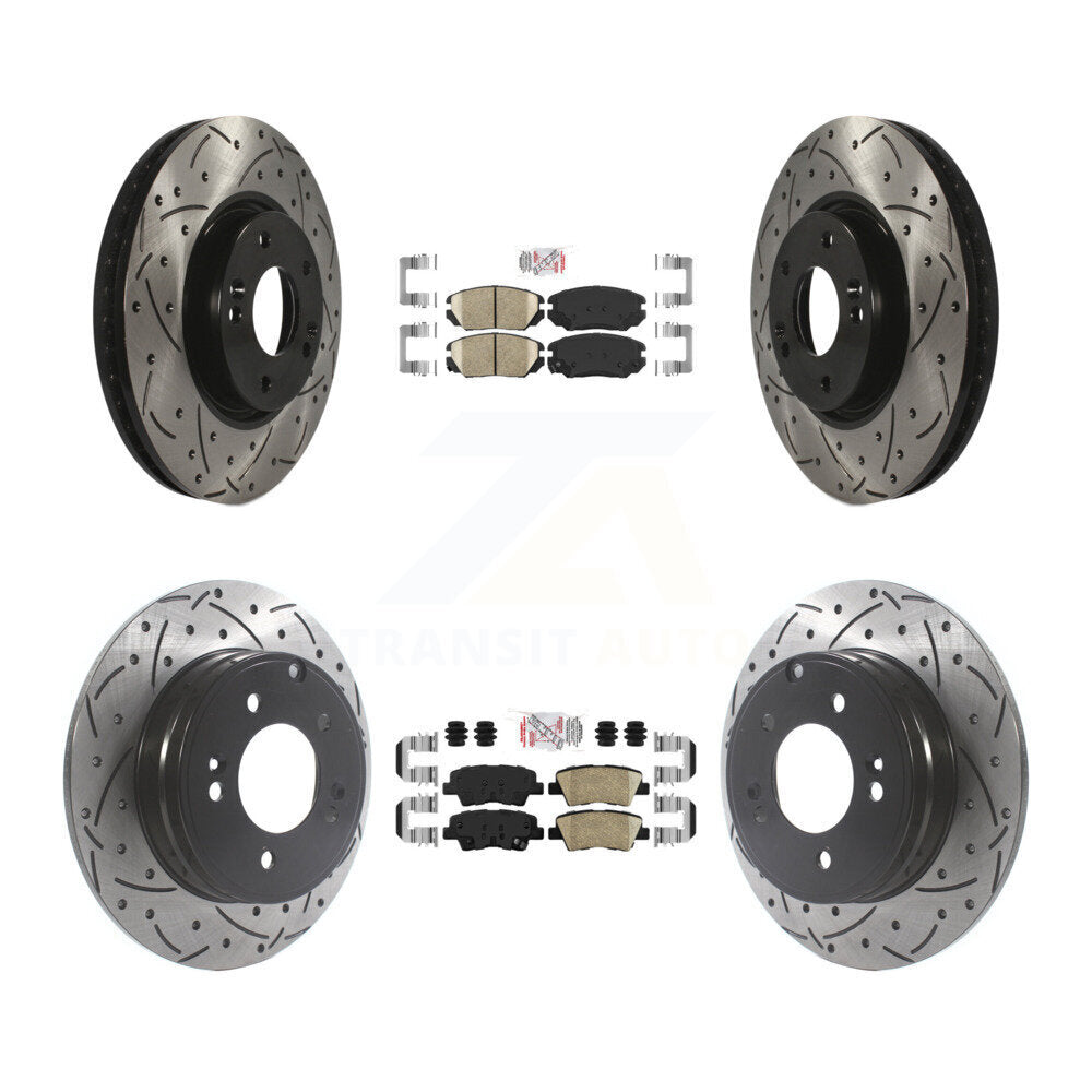 Transit Auto KDA-101429 Disc Brake Kit for 2008-2010 Hyundai Sonata - Front and Rear product image