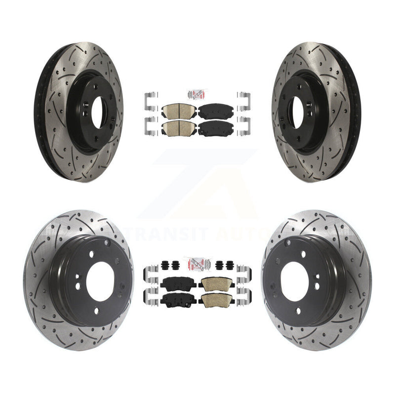 Transit Auto KDA-101429 Disc Brake Kit for 2008-2010 Hyundai Sonata - Front and Rear product image