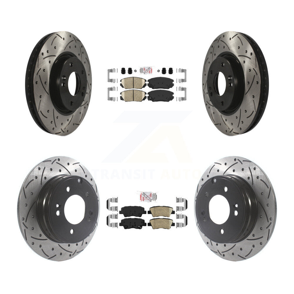 Transit Auto KDA-101430 Disc Brake Kit for 2008-2010 Hyundai Sonata - Front and Rear product image