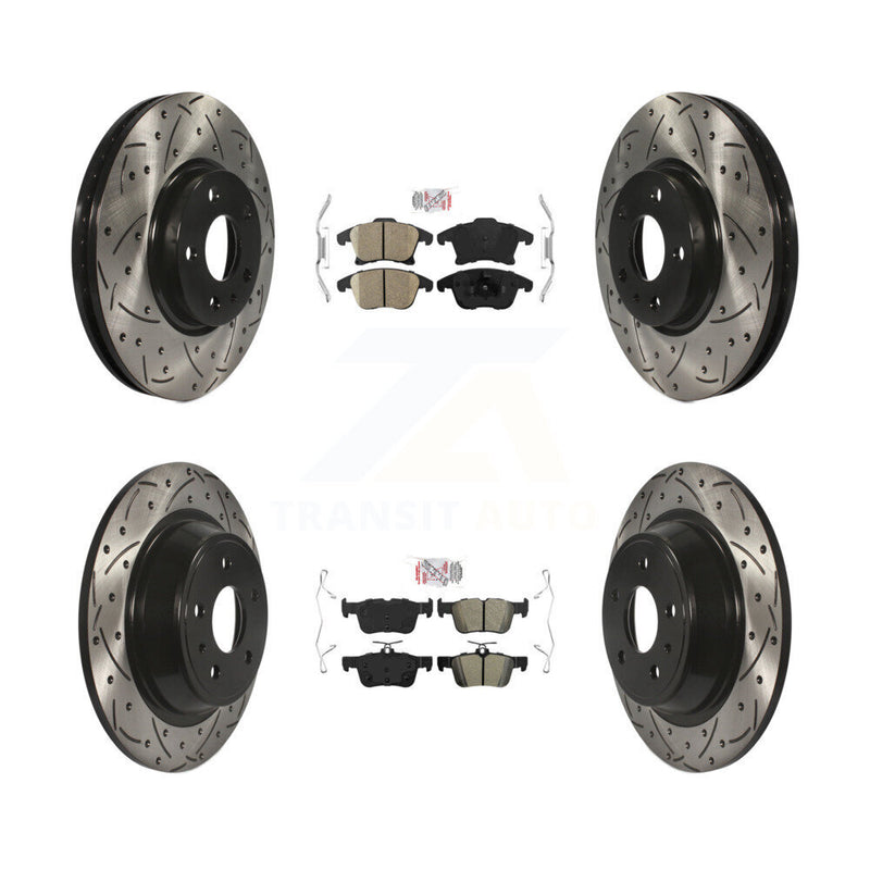 Transit Auto KDA-101432 Disc Brake Kit for 2013-2020 Ford Fusion, Lincoln MKZ - Front and Rear product image