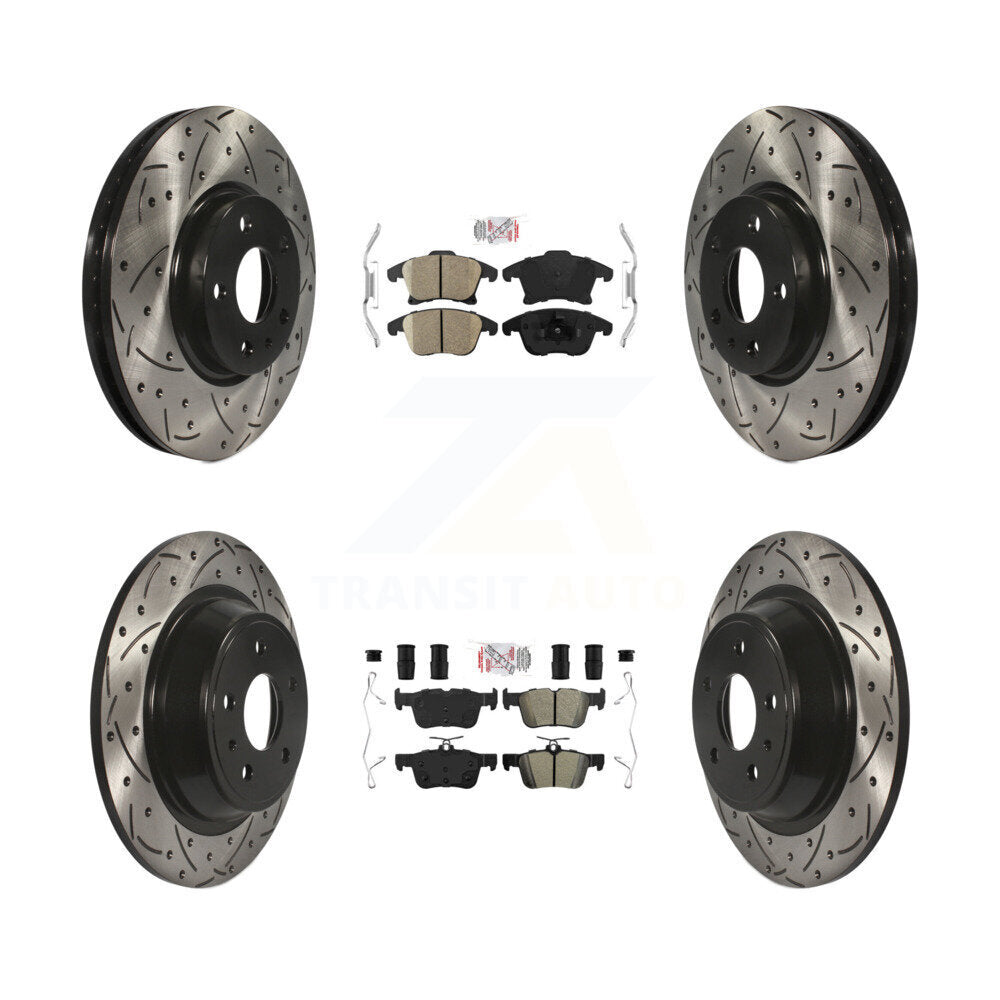 Transit Auto KDA-101433 Disc Brake Kit for 2013-2020 Ford Fusion, Lincoln MKZ - Front and Rear product image