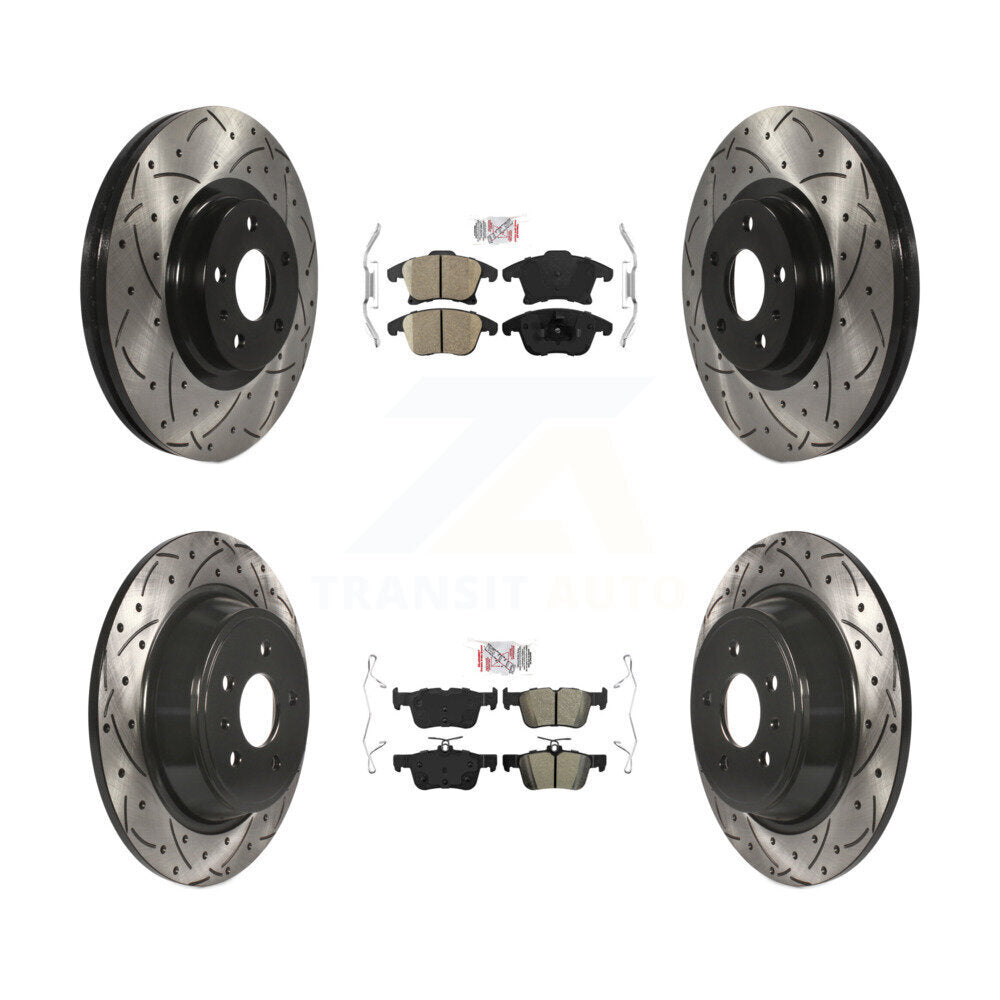 Transit Auto KDA-101434 Disc Brake Kit for 2013-2018 Ford Fusion, Lincoln MKZ - Front and Rear product image