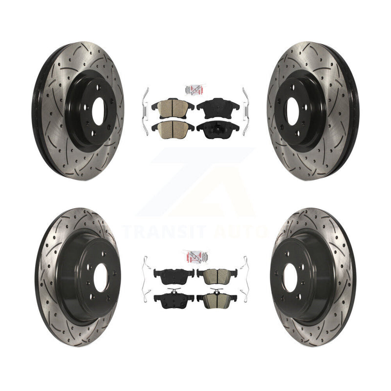 Transit Auto KDA-101434 Disc Brake Kit for 2013-2018 Ford Fusion, Lincoln MKZ - Front and Rear product image