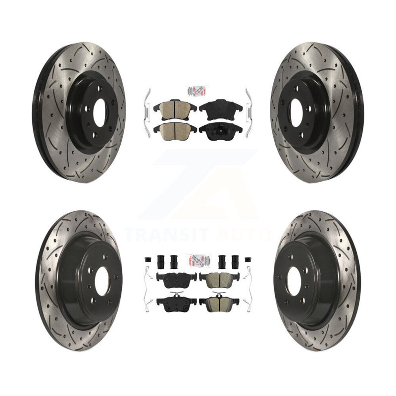 Transit Auto KDA-101435 Disc Brake Kit for 2013-2018 Ford Fusion, Lincoln MKZ - Front and Rear product image
