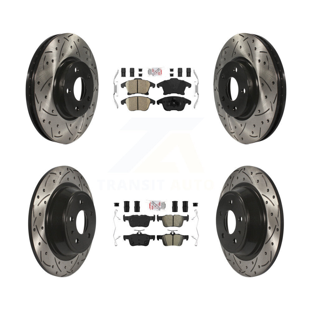 Transit Auto KDA-101437 Disc Brake Kit for 2013-2020 Ford Fusion, Lincoln MKZ - Front and Rear product image