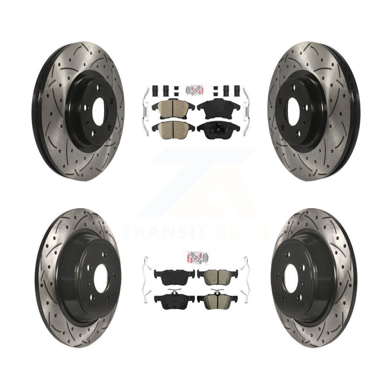 Transit Auto KDA-101438 Disc Brake Kit for 2013-2018 Ford Fusion, Lincoln MKZ - Front and Rear product image