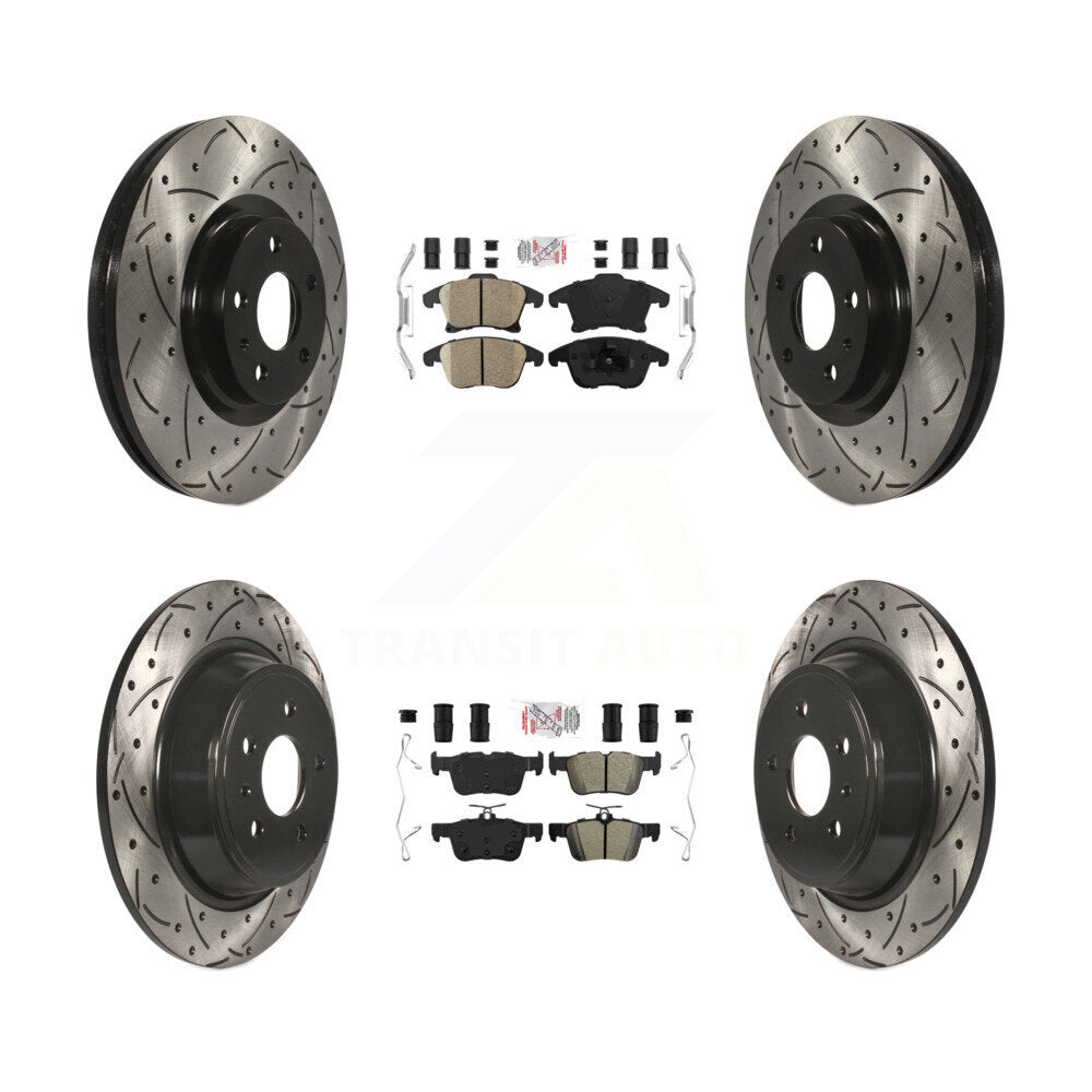 Transit Auto KDA-101439 Disc Brake Kit for 2013-2018 Ford Fusion, Lincoln MKZ - Front and Rear product image