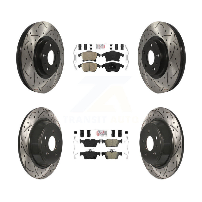 Transit Auto KDA-101439 Disc Brake Kit for 2013-2018 Ford Fusion, Lincoln MKZ - Front and Rear product image
