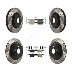 Transit Auto KDA-101445 Disc Brake Kit for 2017-2020 Lincoln Continental, Ford Fusion, Lincoln MKZ - Front and Rear product image