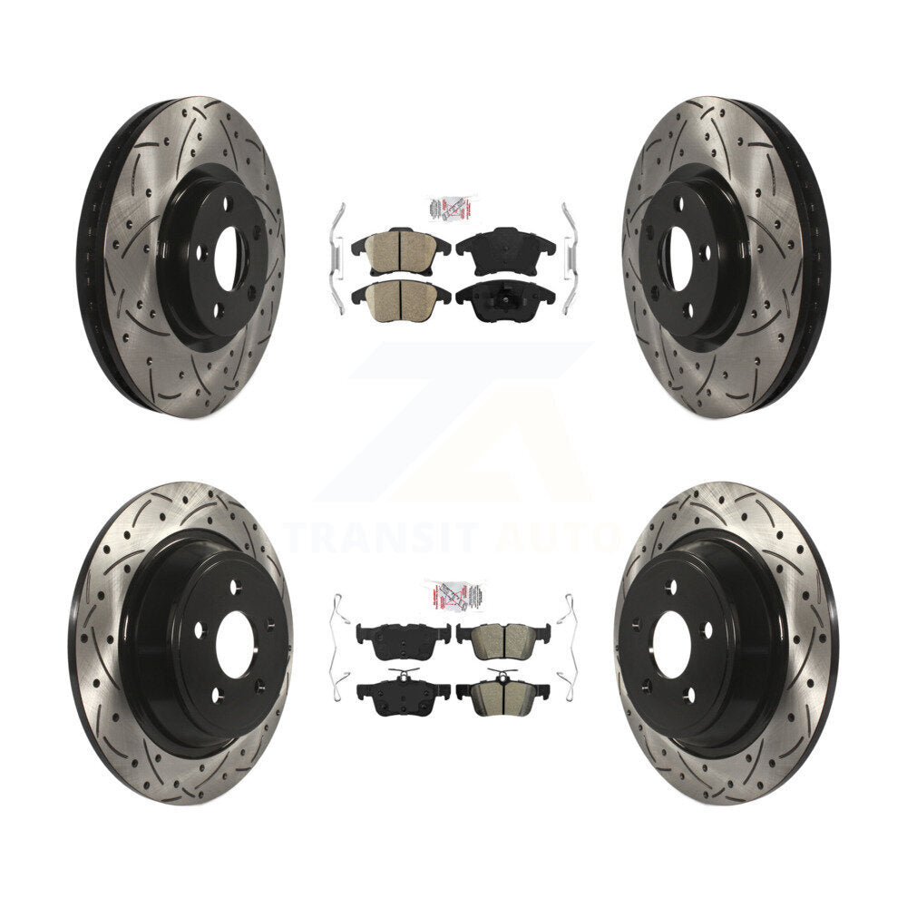 Transit Auto KDA-101446 Disc Brake Kit for 2019-2020 Ford SSV Plug-In Hybrid - Front and Rear product image