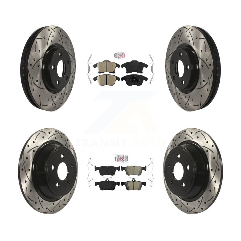 Transit Auto KDA-101446 Disc Brake Kit for 2019-2020 Ford SSV Plug-In Hybrid - Front and Rear product image